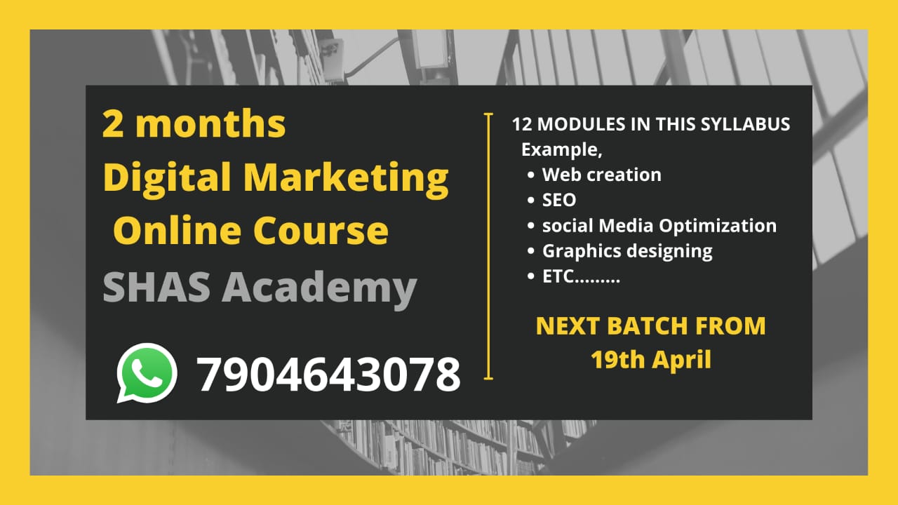 Digital marketing online class